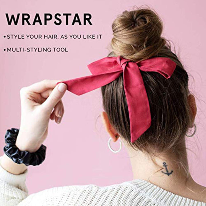 Invisibobble Wrapstar 2-in-1 Hair Tie, Machu Peachu