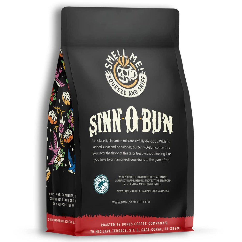 Bones Coffee Company Sinn-O-Bun Coffee, 12 oz