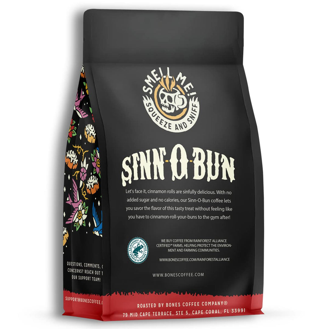 Bones Coffee Company Sinn-O-Bun Coffee, 12 oz