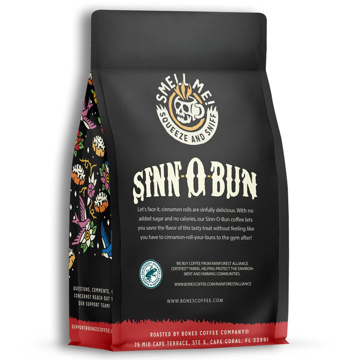 Bones Coffee Company Sinn-O-Bun Coffee, 12 oz