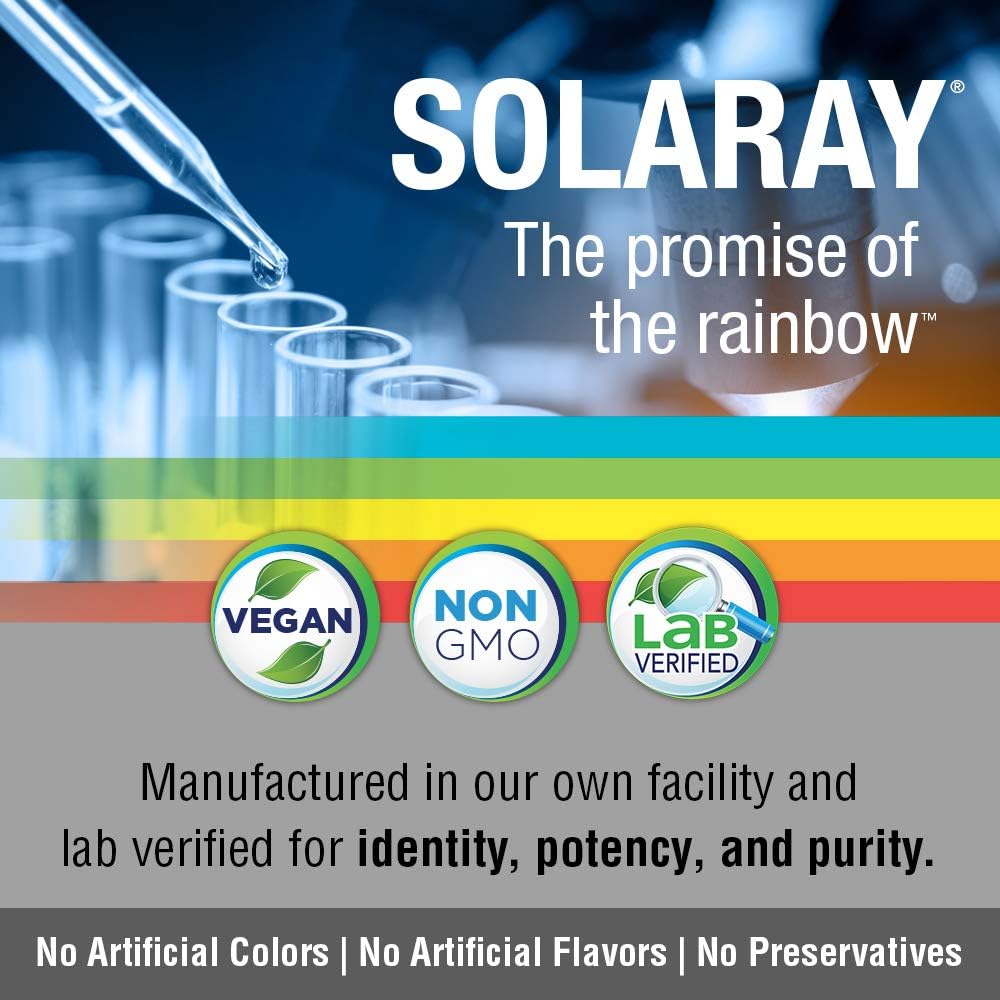 SOLARAY D-Mannose With CranActin, 60 Count