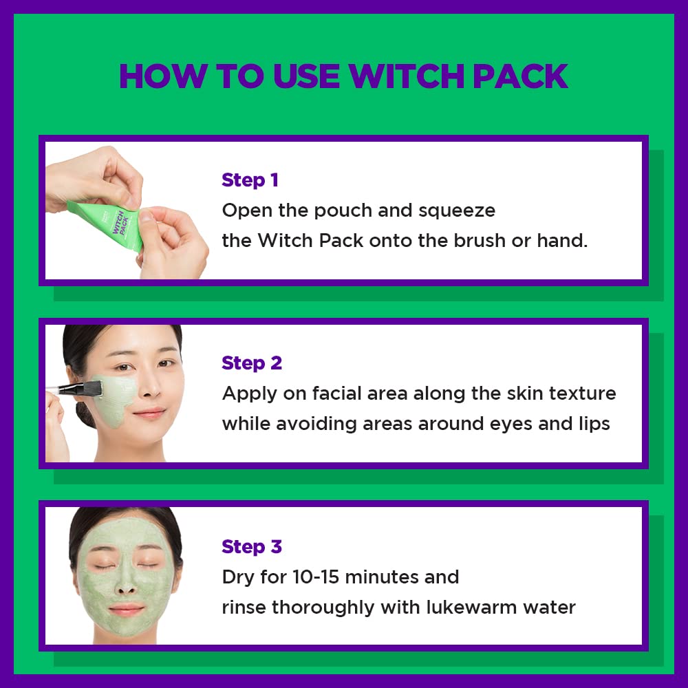 SKIN1004 Witch Pack Face Mask, 8 Count