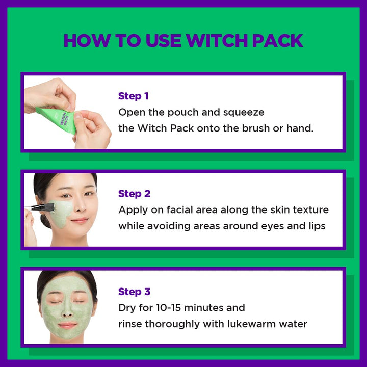 SKIN1004 Witch Pack Face Mask, 8 Count