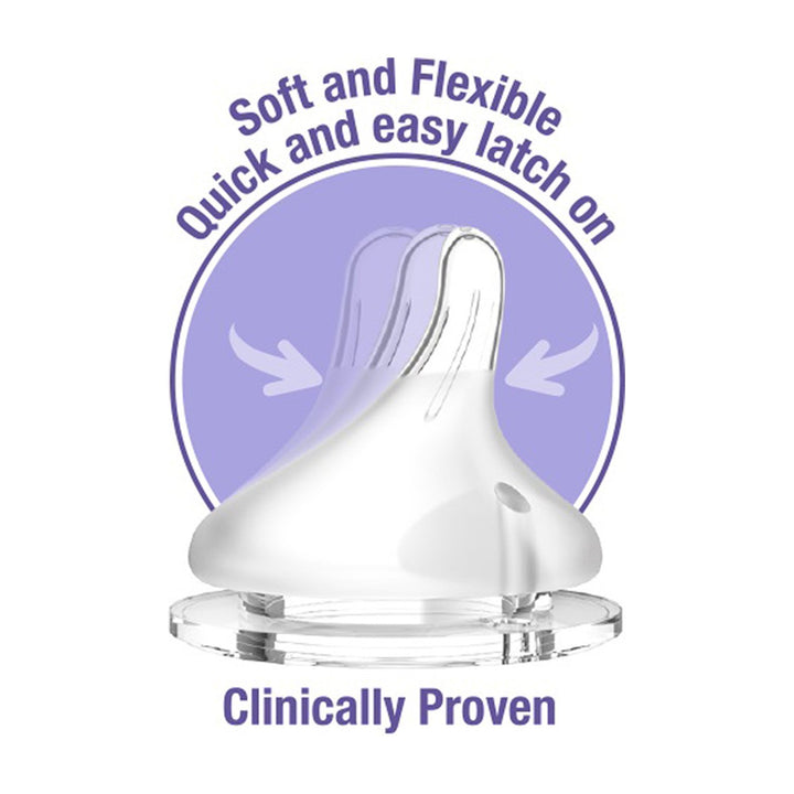 Lansinoh Feeding Bottle with NaturalWave Teat, 240 ml