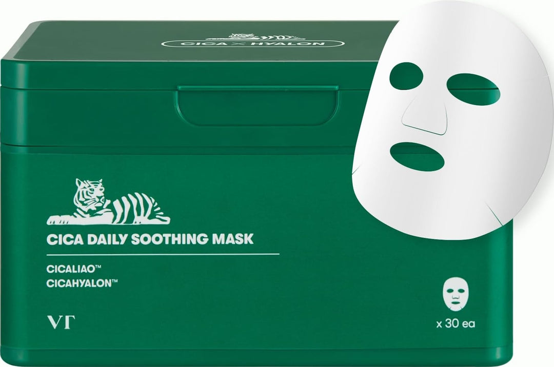 VT COSMETICS Daily Soothing Mask, 30 Count