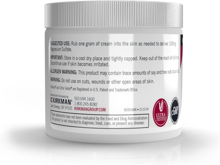 Kirkman Epsom Salt Cream, 4 oz