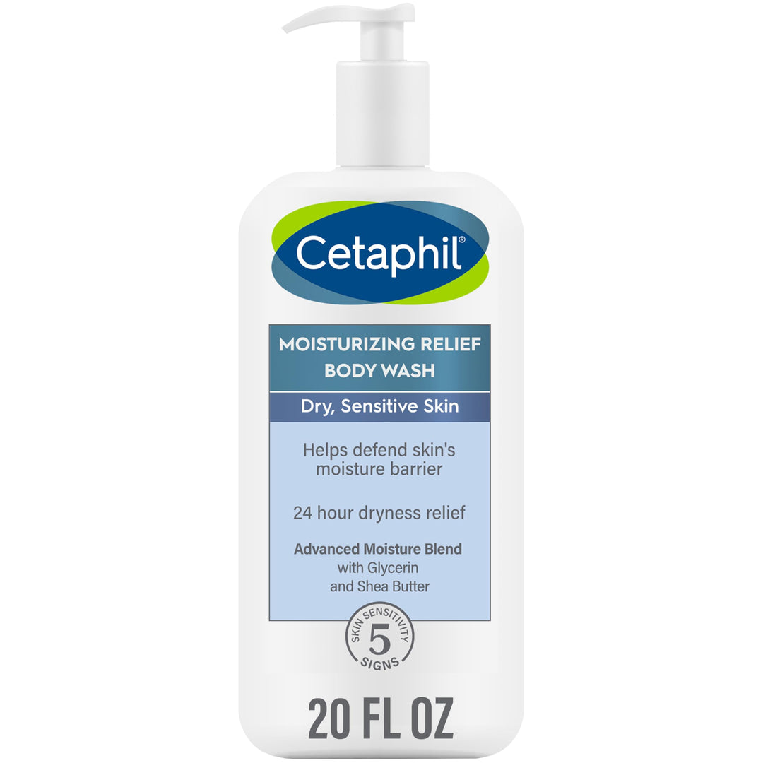 Cetaphil Moisturizing Relief Therapeutic Body Wash, 20 fl oz