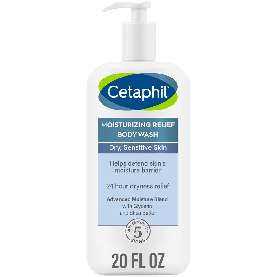 Cetaphil Moisturizing Relief Therapeutic Body Wash, 20 fl oz