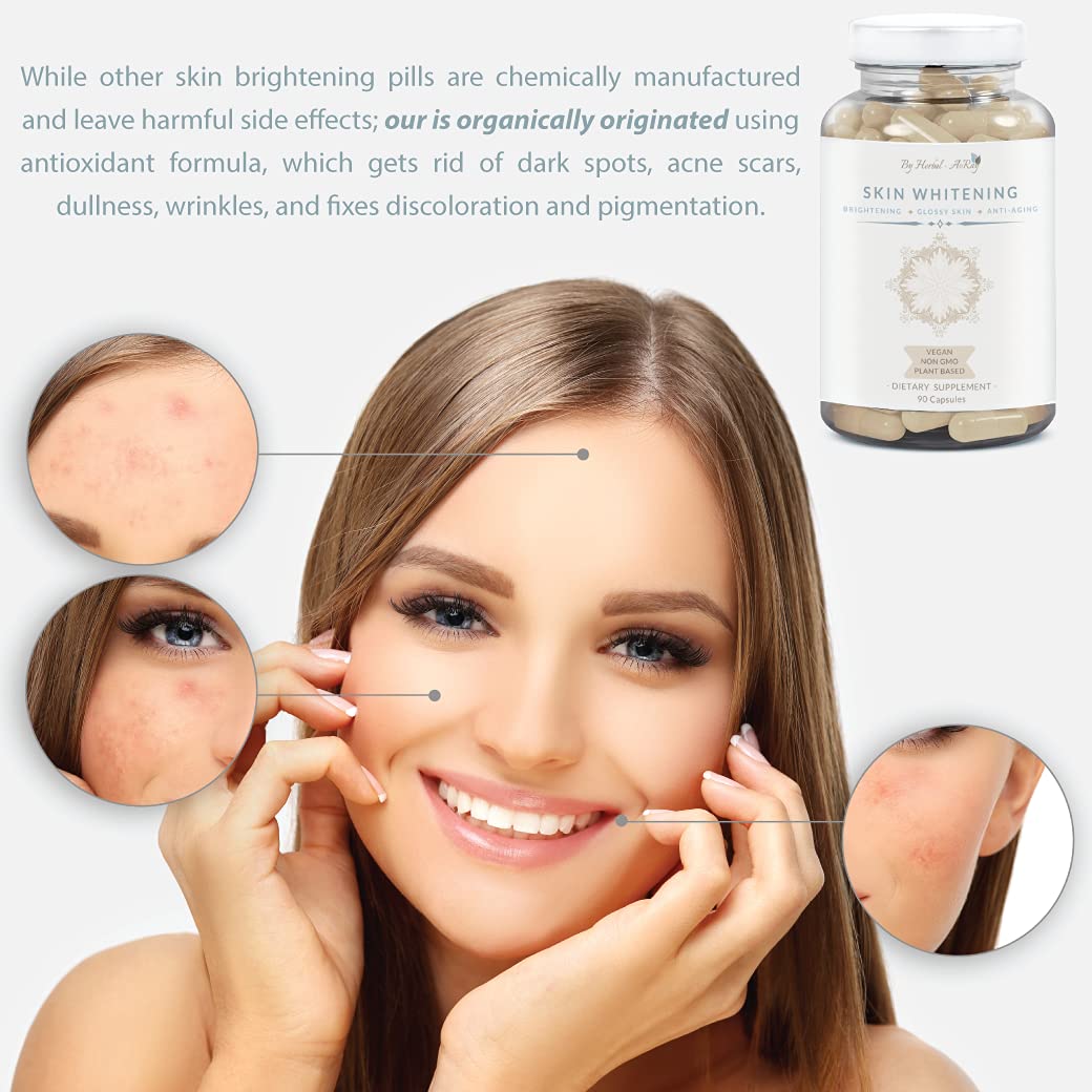 Herbal-avRay Glutathione Collagen Capsules, 90 Count