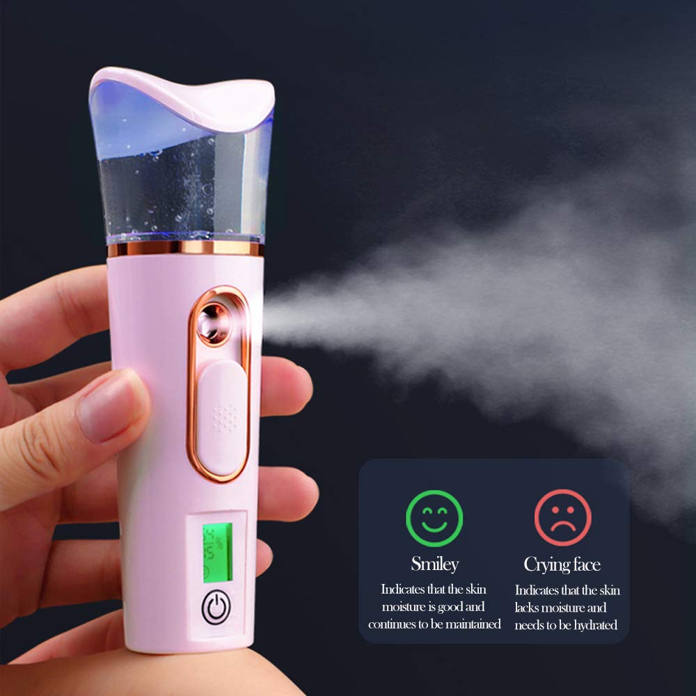 FANTEXY Nano Facial Mister With Skin Analyzer And Moisture Tester, USB