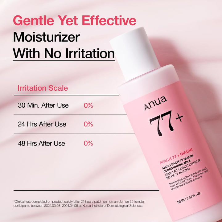 ANUA Peach Niacinamide Conditioning Lotion, 5.07 fl oz