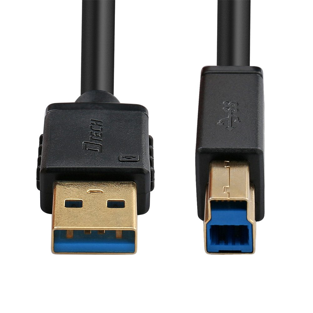 DTech USB 3.0 Cable, A Male to B Male, 6 ft