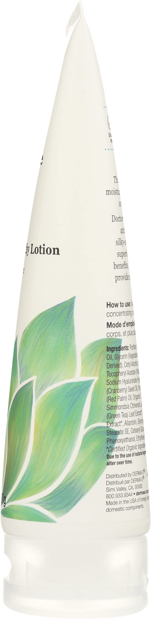 Derma E Vitamin E Intensive Therapy Body Lotion, Fragrance Free, 8 fl oz