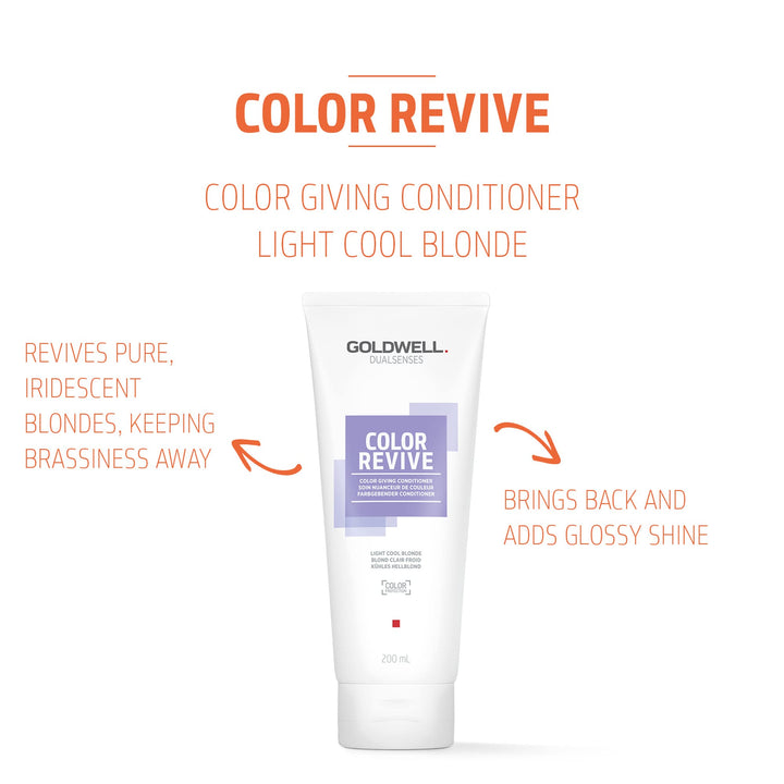 Goldwell Dualsenses Color Revive Color Conditioner, Light Cool Blonde, 200 ml