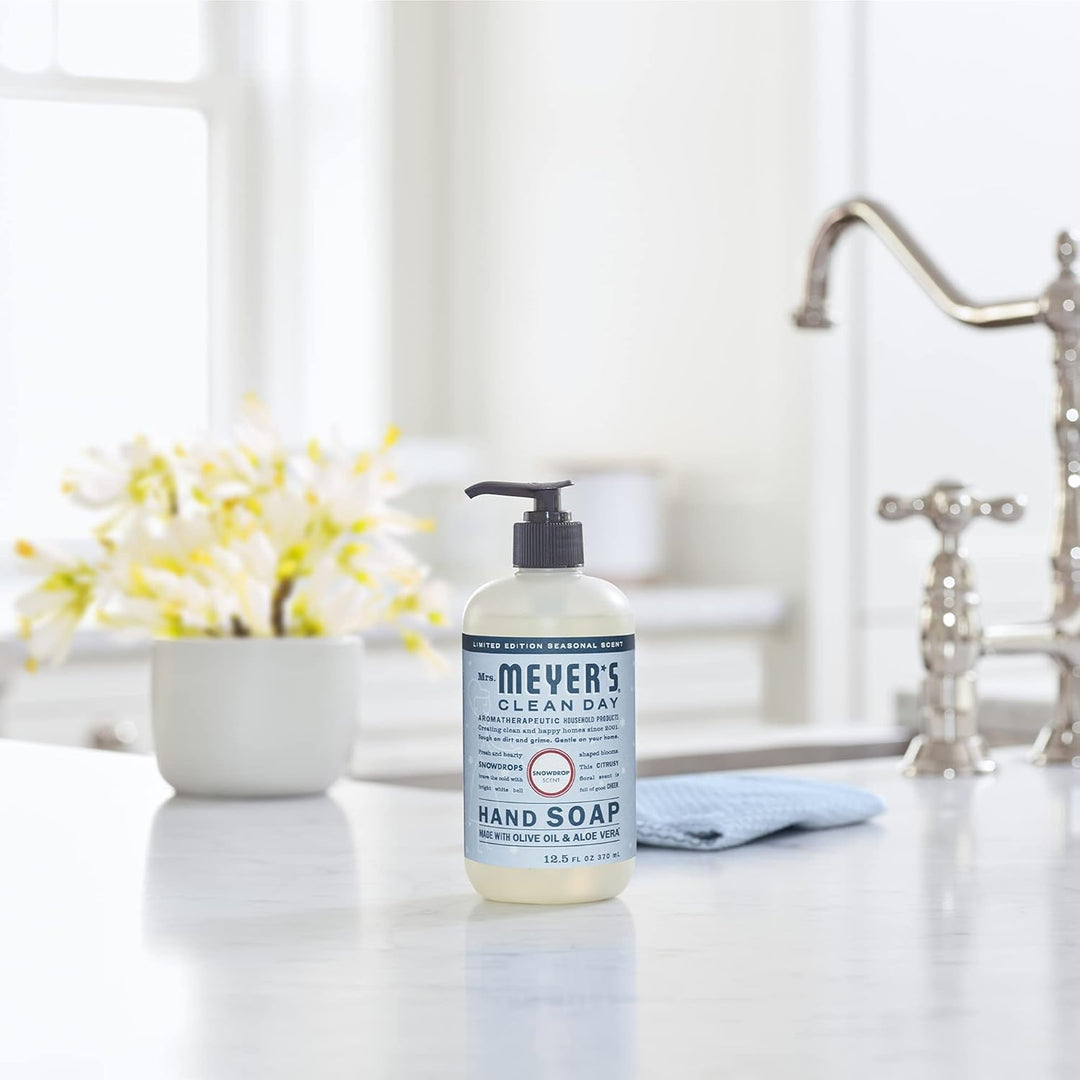 Mrs. Meyer's Liquid Hand Soap, Snowdrop, 12.5 fl oz