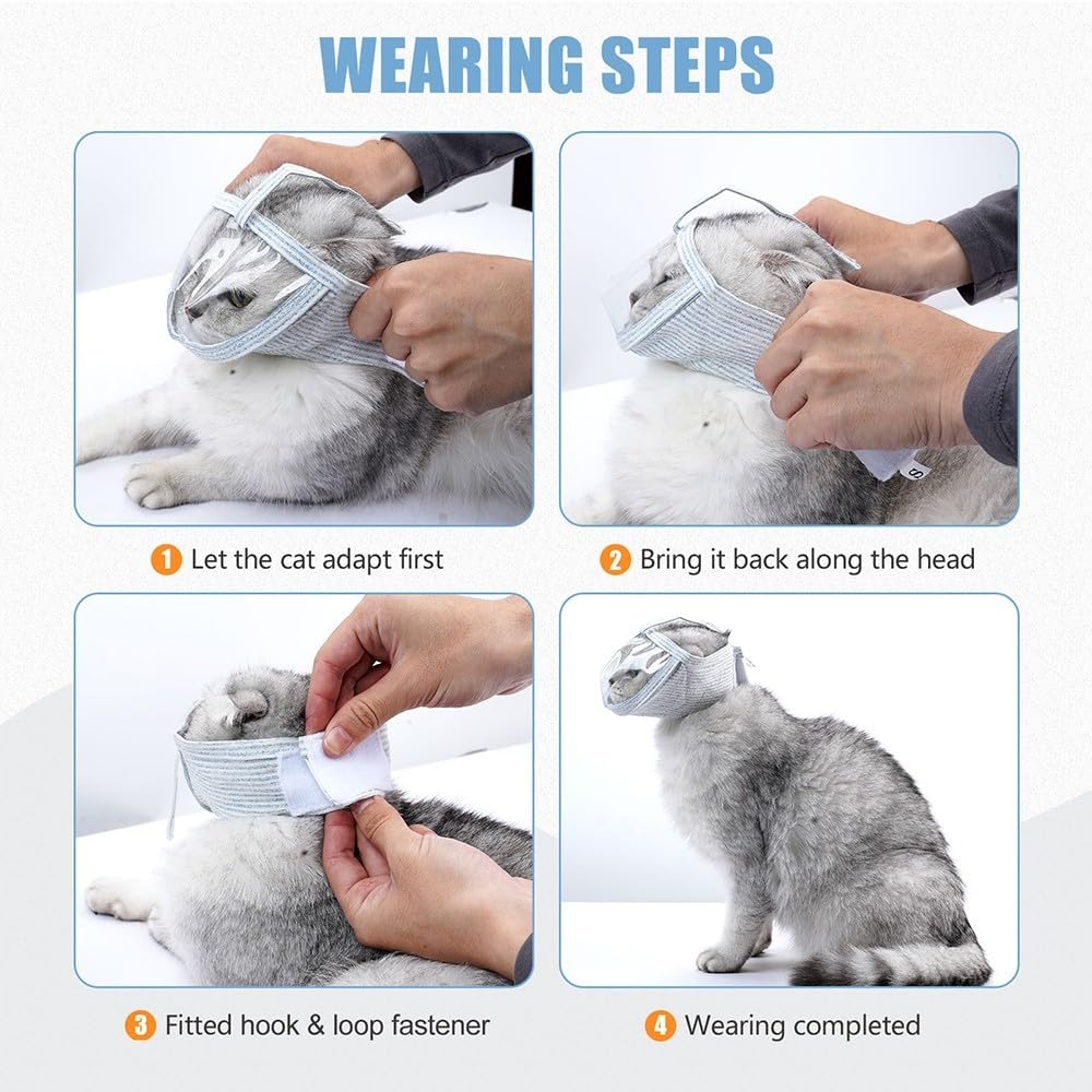 MiOYOOW Cat Muzzle, Transparent