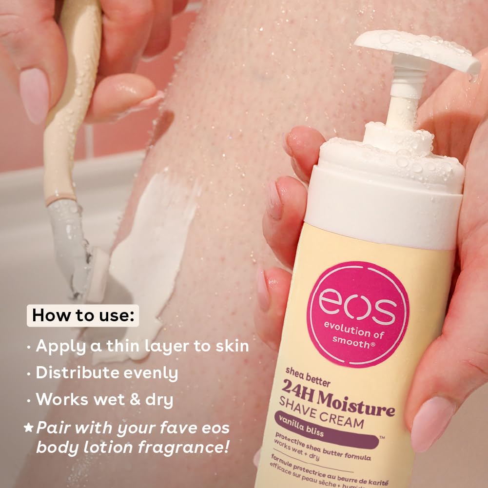 Eos Ultra Moisturizing Shave Cream, Vanilla Bliss