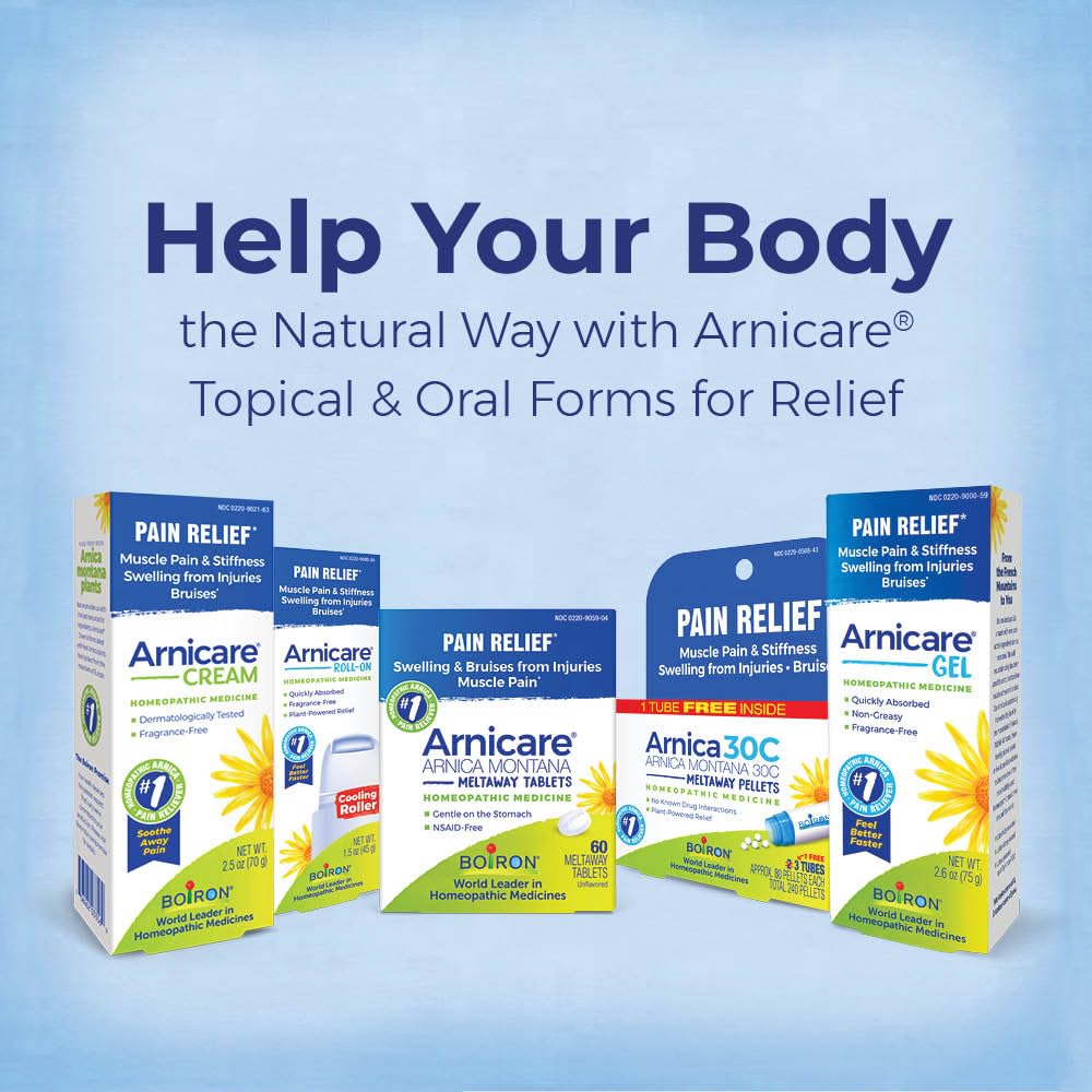 Boiron Arnicare Cream, Fragrance-Free, 2.5 oz