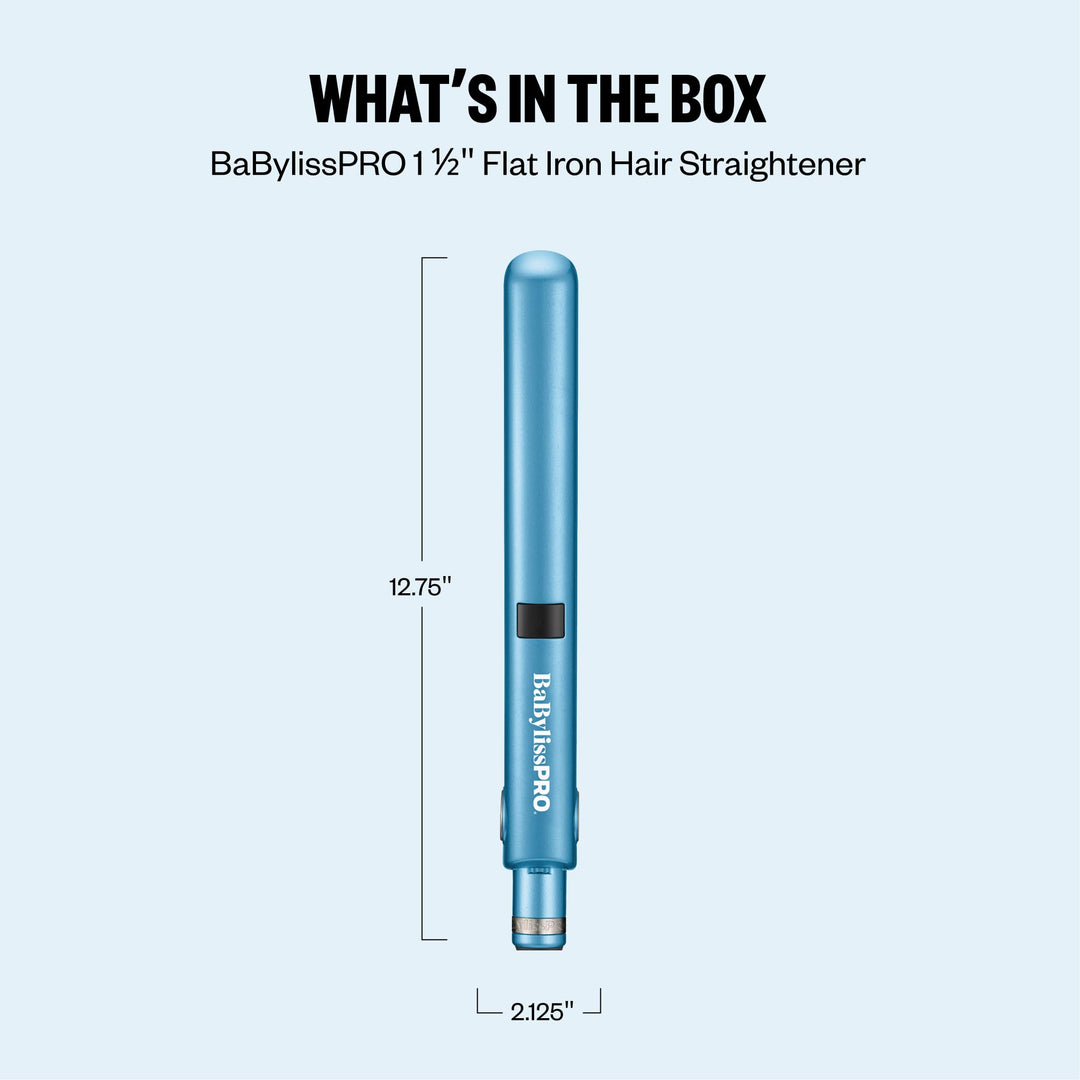 BaBylissPRO Nano Titanium Flat Iron, 1 in