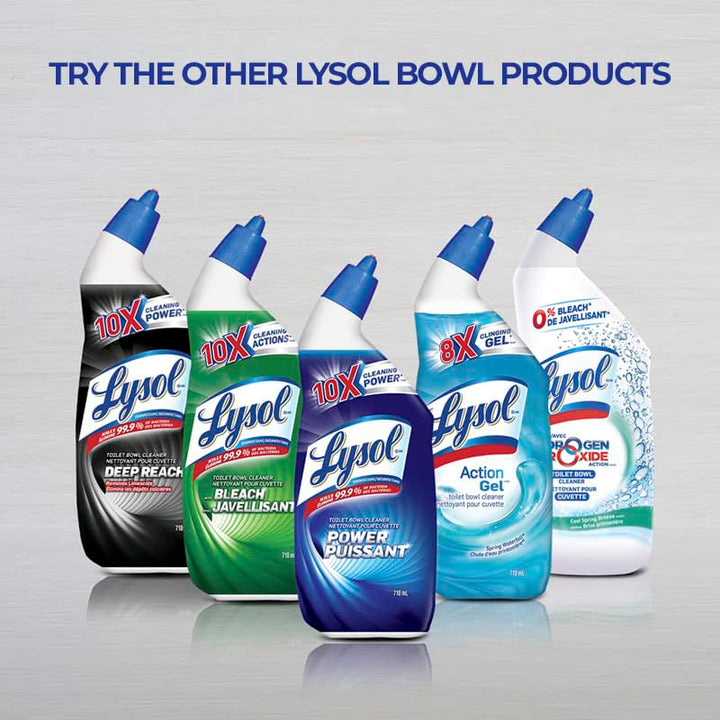Lysol Hygienic Automatic Toilet Bowl Cleaner, Atlantic Fresh, 2 Count