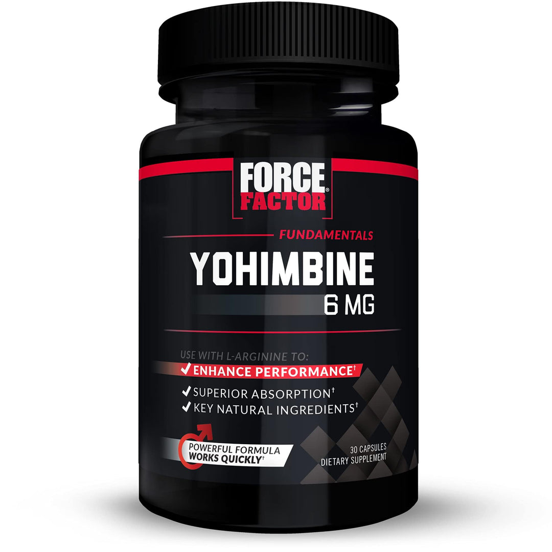 Force Factor Yohimbe Bark Extract, 6 mg, 30 Count