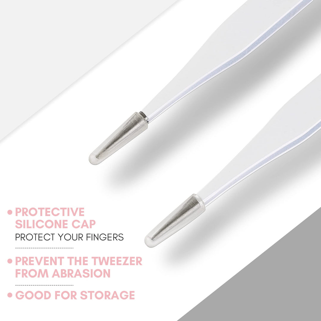 Makartt Straight Nail Tweezers, 2 Count