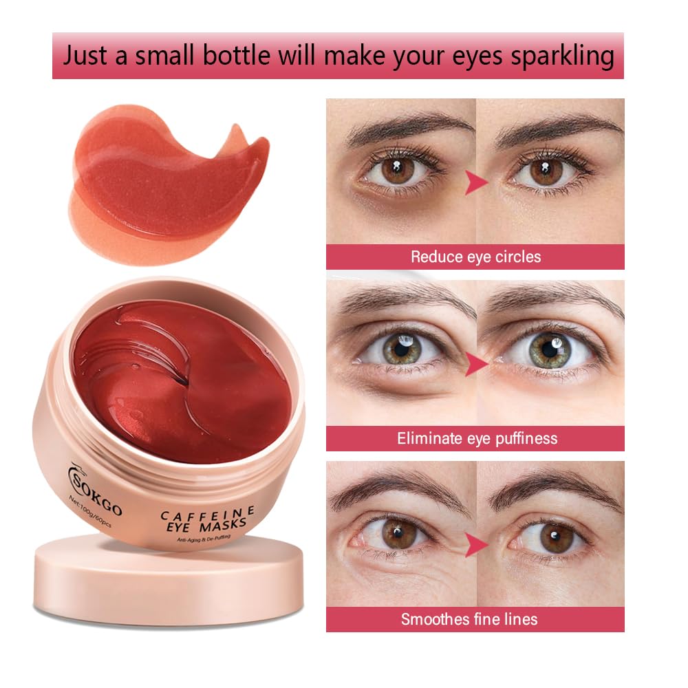 Fovcos Caffeine Eye Masks, 1 Count