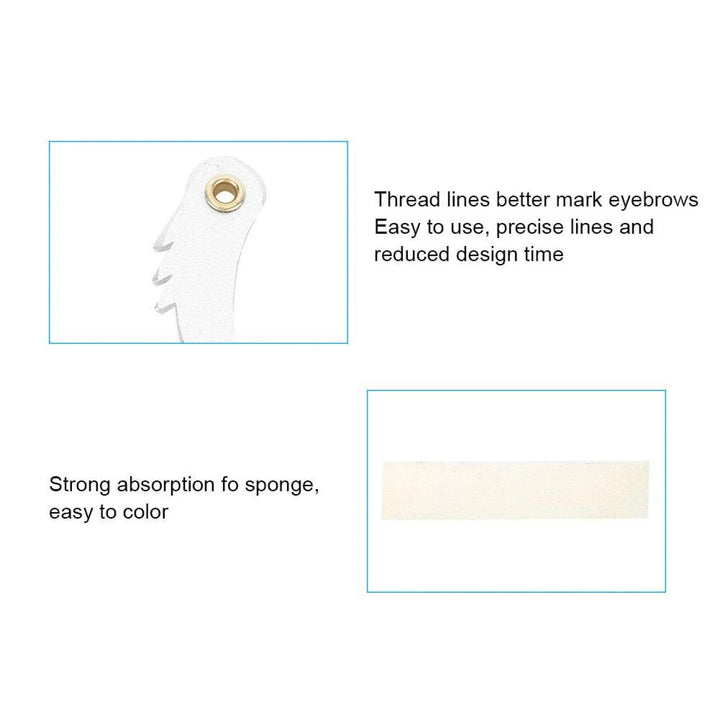 Title: YUYTE Eyebrow Ruler And Mapping Tool Set