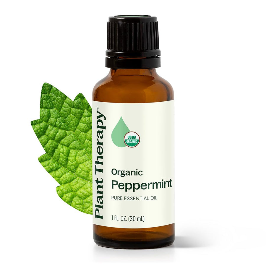 Plant Therapy Organic Peppermint Essential Oil, 30 ml