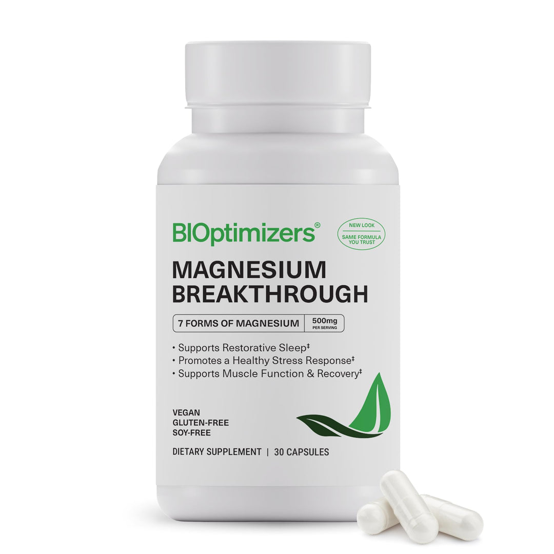BIOptimizers Magnesium Breakthrough, 500 mg, 30 Count