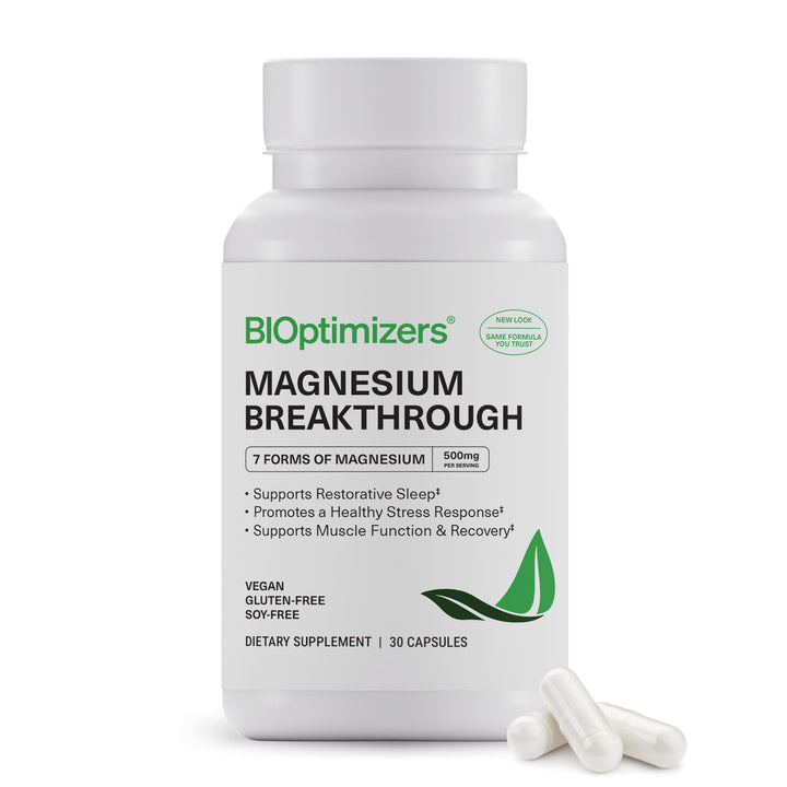 BIOptimizers Magnesium Breakthrough, 500 mg, 30 Count