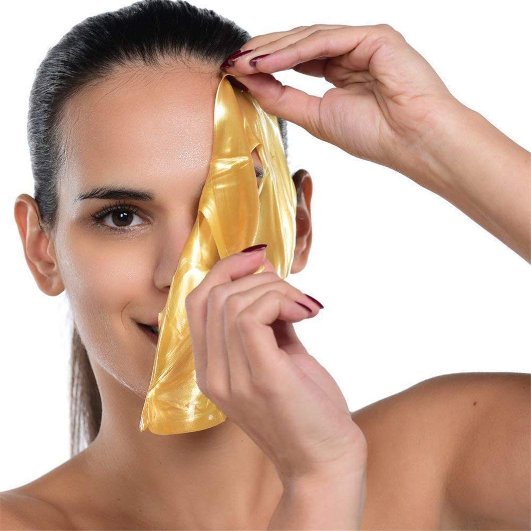 Ruzzut 24k Gold Facial Masks, 12 Count