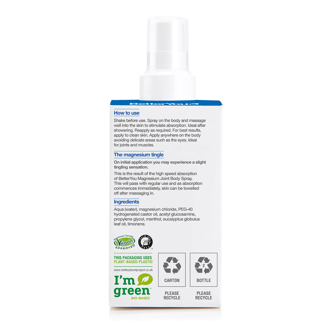 BetterYou Magnesium Joint Body Spray, 100 ml