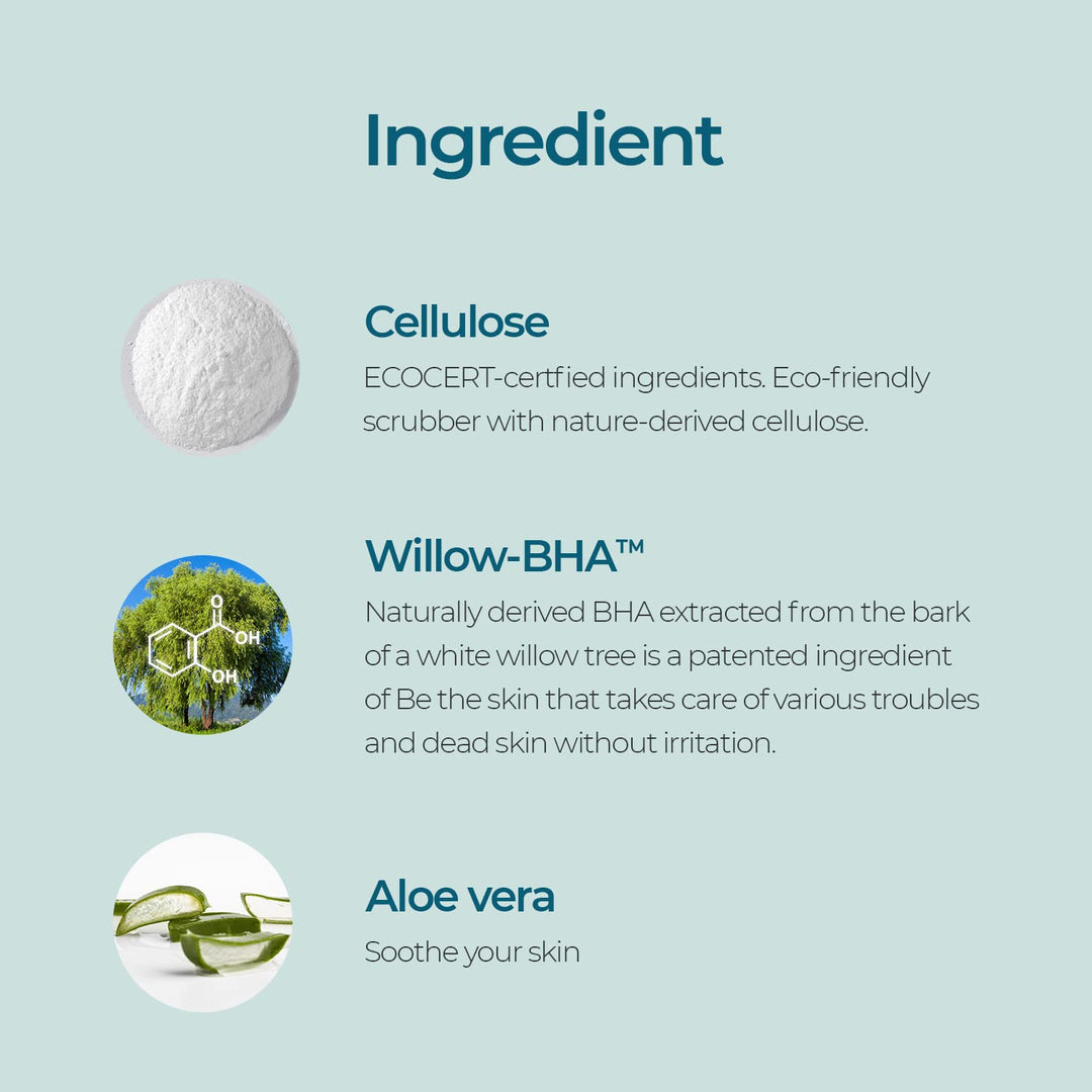 BE THE SKIN BHA+ Pore Zero 30 Second Exfoliator, 100 g