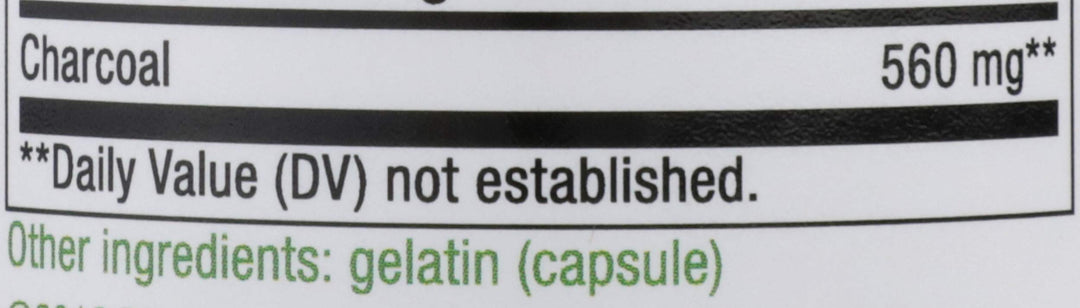 Nature's Way Activated Charcoal, 100 Count