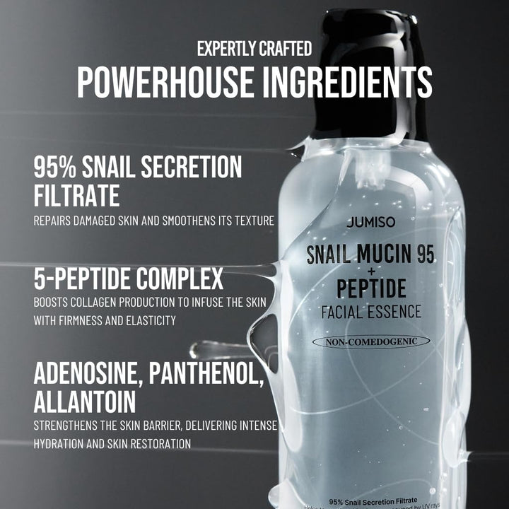 JUMISO Snail Mucin 95% + 5 Peptide Essence, 4.73 fl oz