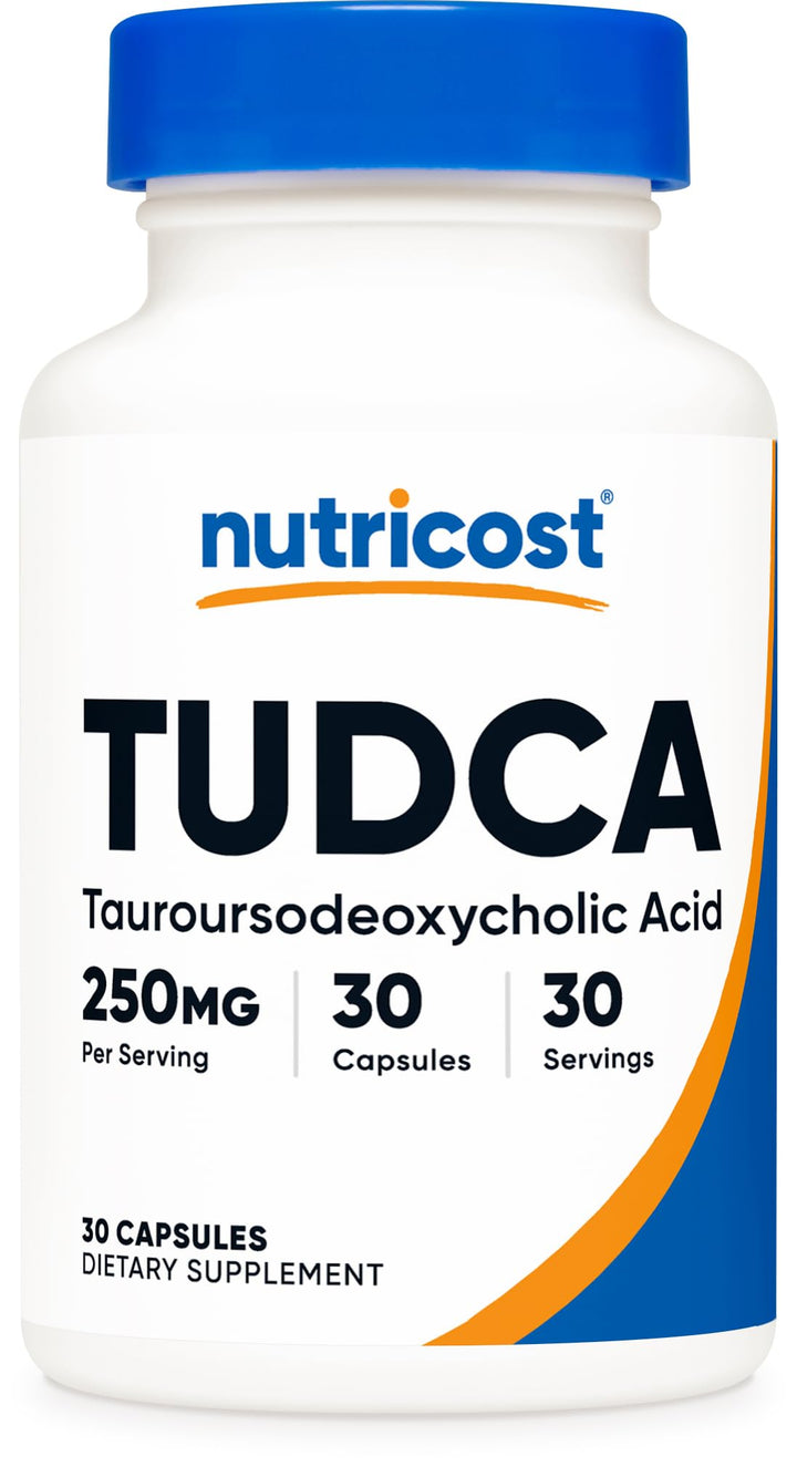 Nutricost Tudca Tauroursodeoxycholic Acid, 250 mg, 30 Count