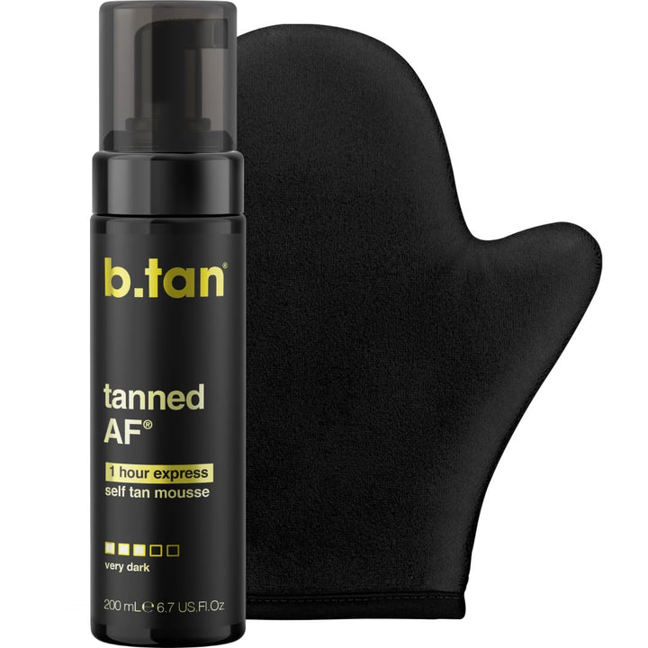 B.TAN Tanned AF Self Tanner Kit, Dark