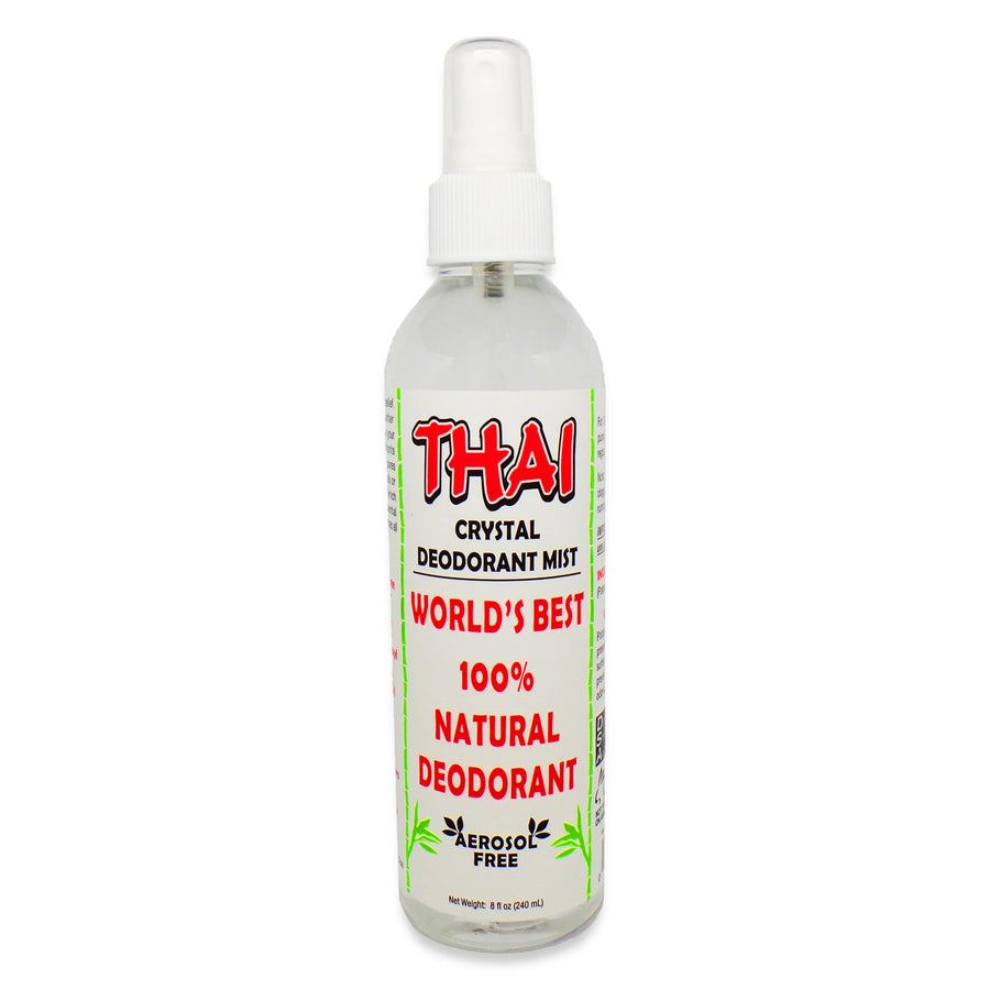 Thai Deodorant Stone Crystal Deodorant Mist Spray, 8 oz