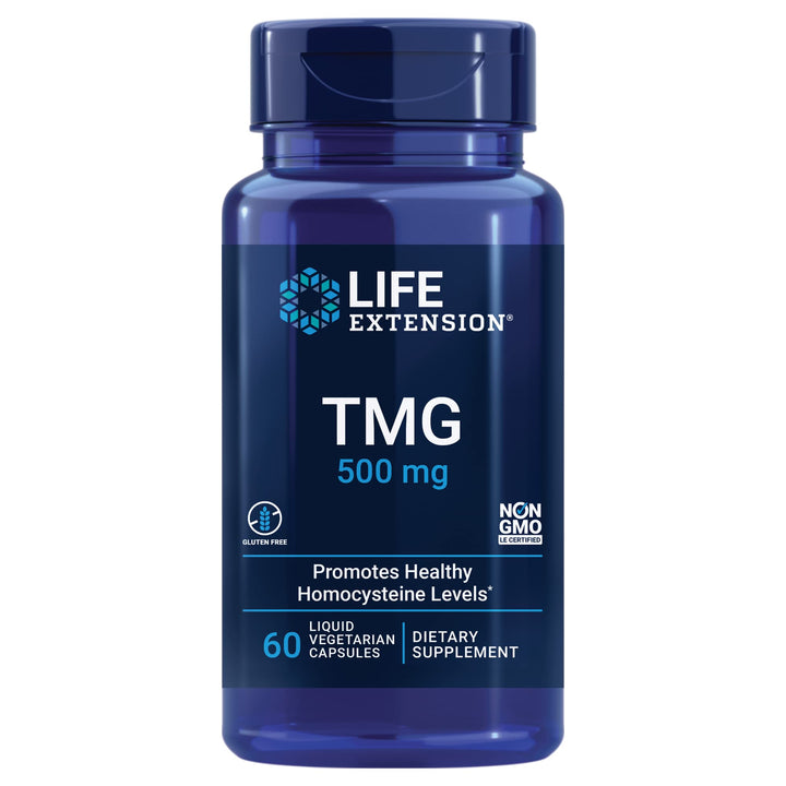 Life Extension TMG, 500 mg, 60 Count