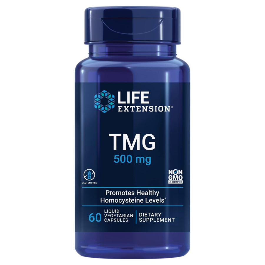 Life Extension TMG, 500 mg, 60 Count
