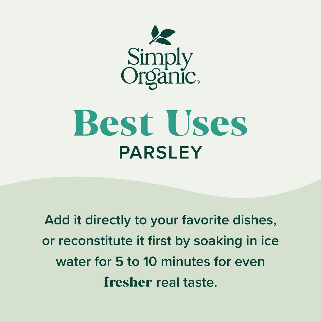 Simply Organic Parsley Flakes, 0.26 oz