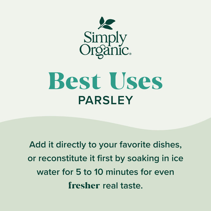 Simply Organic Parsley Flakes, 0.26 oz
