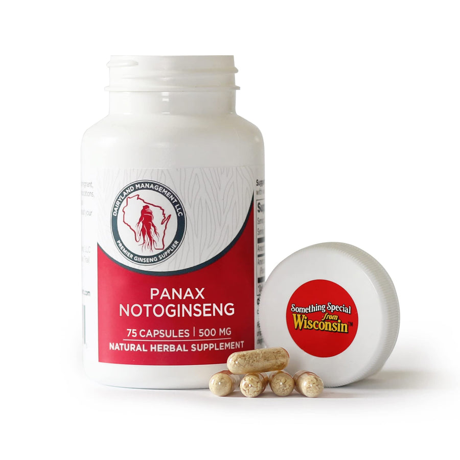 Dairyland Management LLC Tienchi Ginseng Capsules, 500 mg, 75 Count