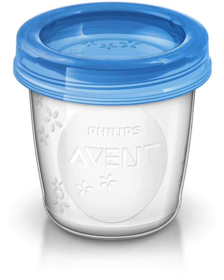 AVENT Reusable Breast Milk Storage Cups, 10 Count