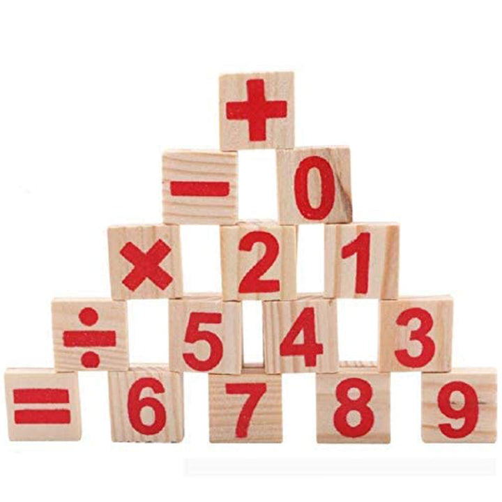 KUTOI Counting Number Blocks And Sticks, Wooden Rods With Storage Tray