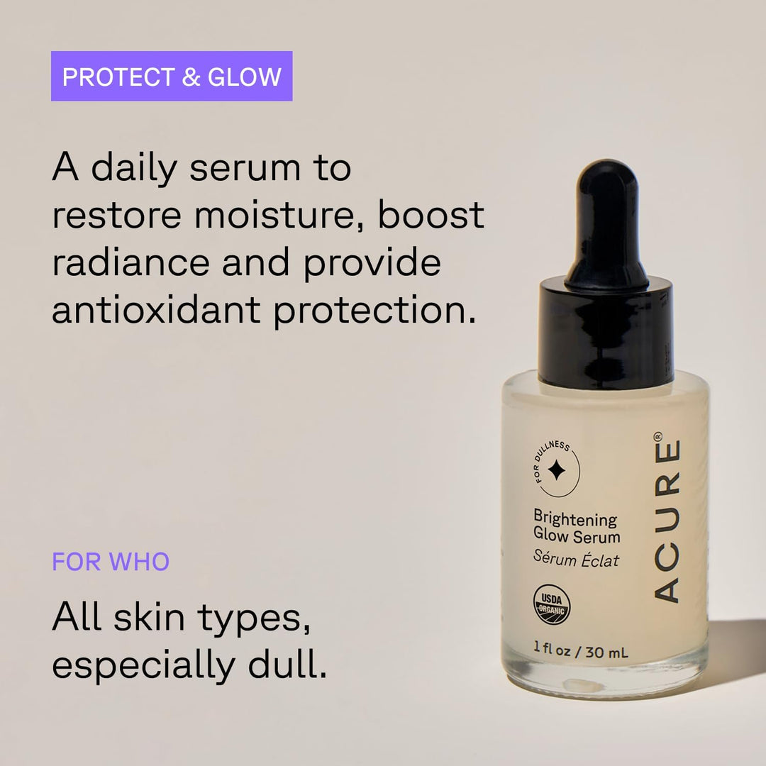 Acure Seriously Firming Facial Serum, 1 oz