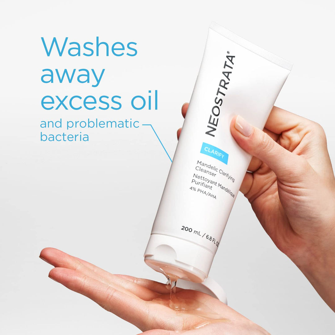 NEOSTRATA Mandelic Clarifying Cleanser Gel, Fragrance-Free, 6.8 fl oz