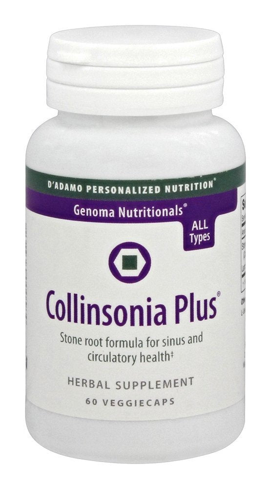 D'Adamo Nutrition Collinsonia Plus, 60 Count