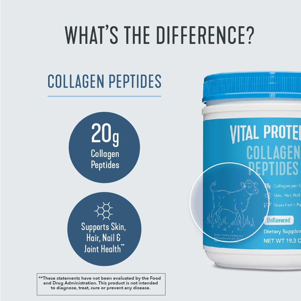 Vital Proteins Collagen Peptides, Unflavored, 19.3 oz